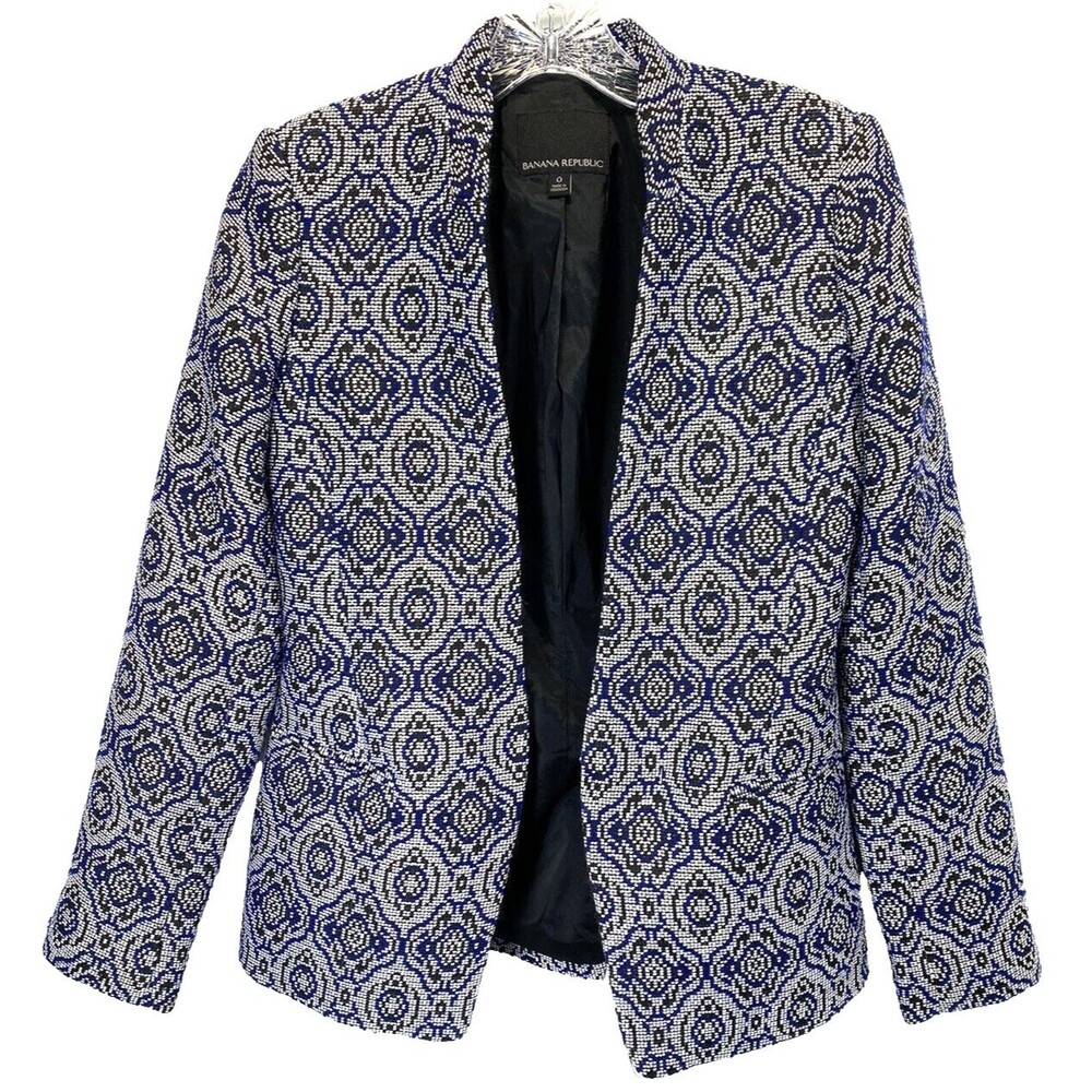 Banana Republic Women's Size 0 Blazer Career Hook & Eye Chic Business Party
